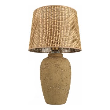 Ruskea pöytävalaisin RAMZES 1xE27/40W/230V