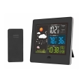 Sääasema LCD-näytöllä 230V/2xAAA + 2xAAA musta
