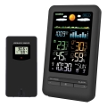 Sääasema LCD-näytöllä 2xAA + 2xAA musta