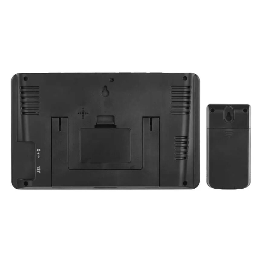 Sääasema LCD-näytöllä GoSmart 230V/3xAAA + 2×AAA Wi-Fi Tuya musta