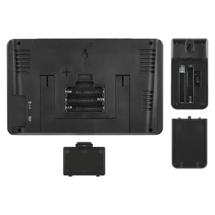 Sääasema LCD-näytöllä GoSmart 230V/3xAAA + 2×AAA Wi-Fi Tuya musta