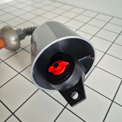 Riippuvalaisin CHIARA 1xE27/60W/230V hopea/tummanruskea/pyökki