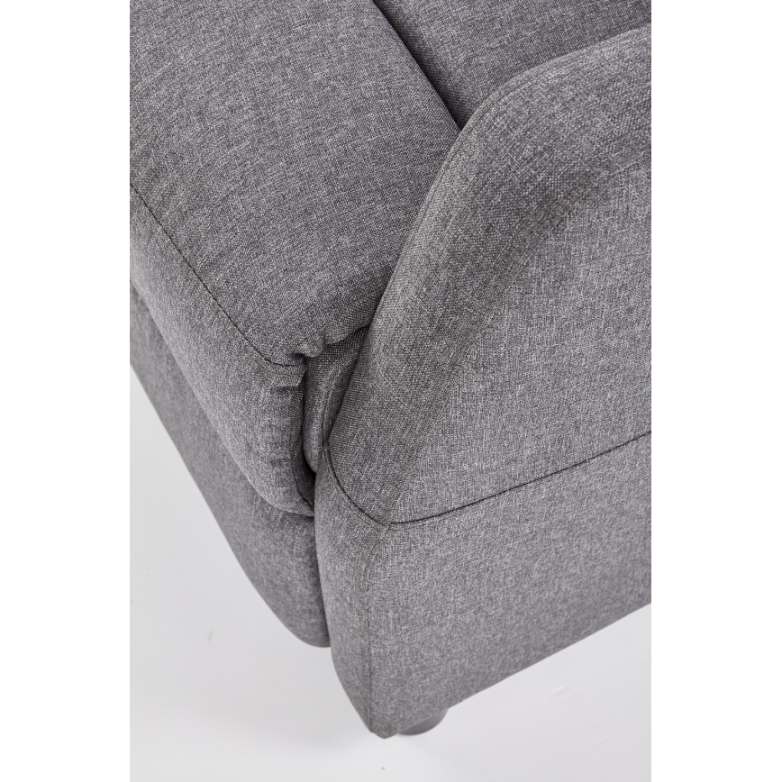 Säädettävä nojatuoli FELIPE harmaa