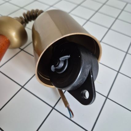 Riippuvalaisin CHIARA 1xE27/60W/230V ruskea/pyökki