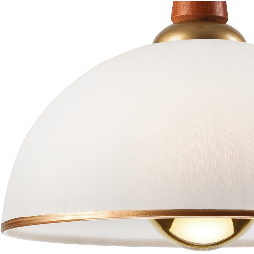 Säädettävä kattovalaisin CHIARA 1xE27/60W/230V tummanruskea/pyökki