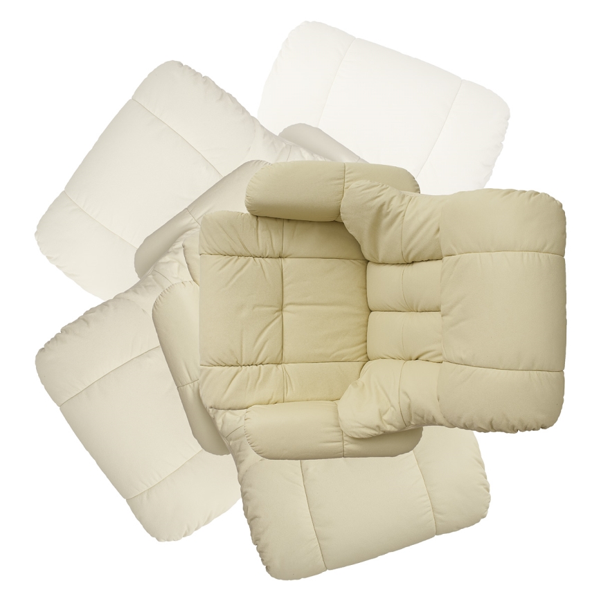 Säädettävä nojatuoli HABI kerma/luonnollinen tammi