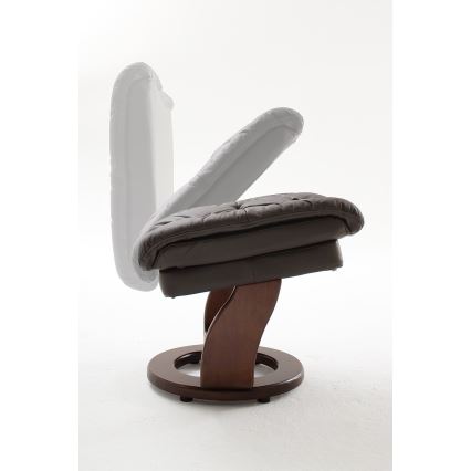 Säädettävä nojatuoli HABI, ruskea/pähkinä
