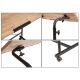Säädettävä pöytä ARIS 99x70 cm ruskea/musta