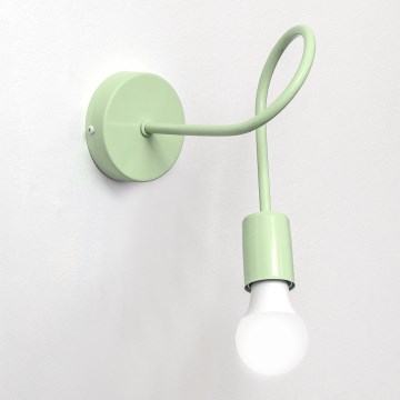 Säädettävä seinävalaisin OXFORD 1xE27/15W/230V vihreä