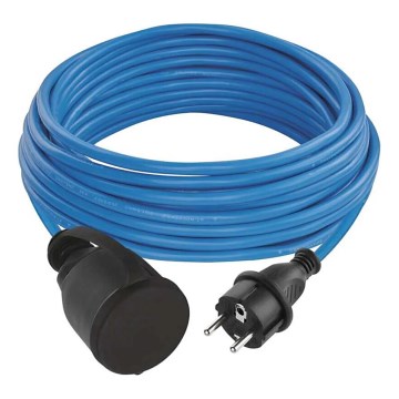 Säänkestävä jatkopistorasia 1-osainen 10m IP44