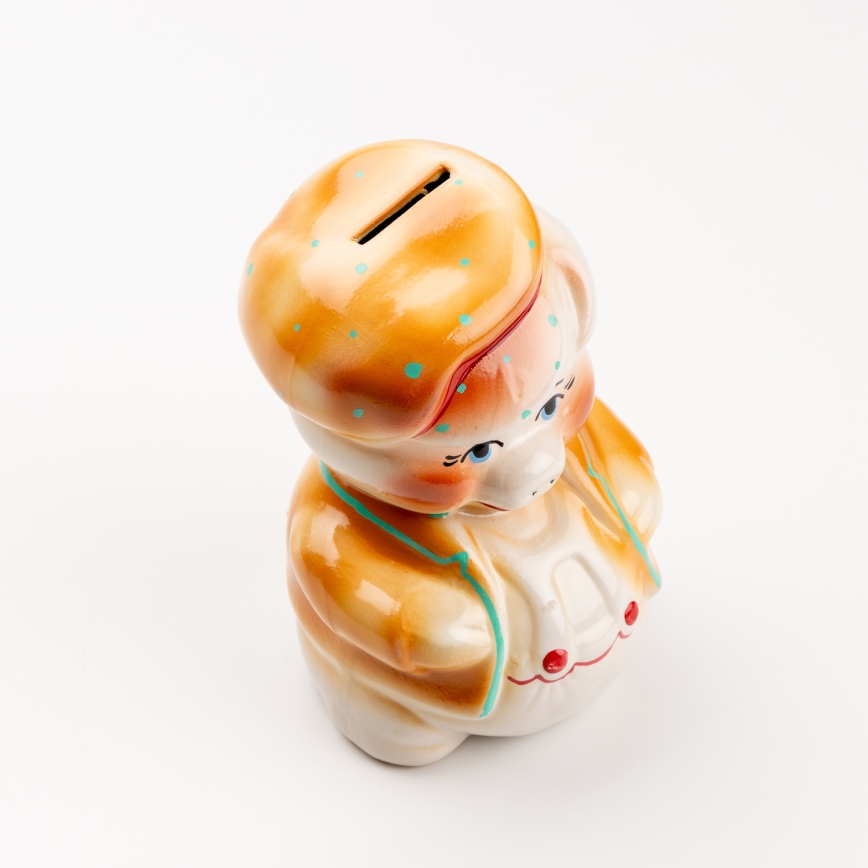 Säästöpossu ruskea