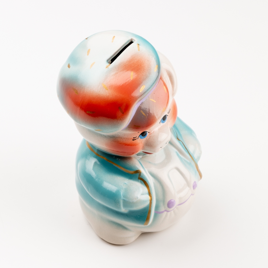 Säästöpossu syaani