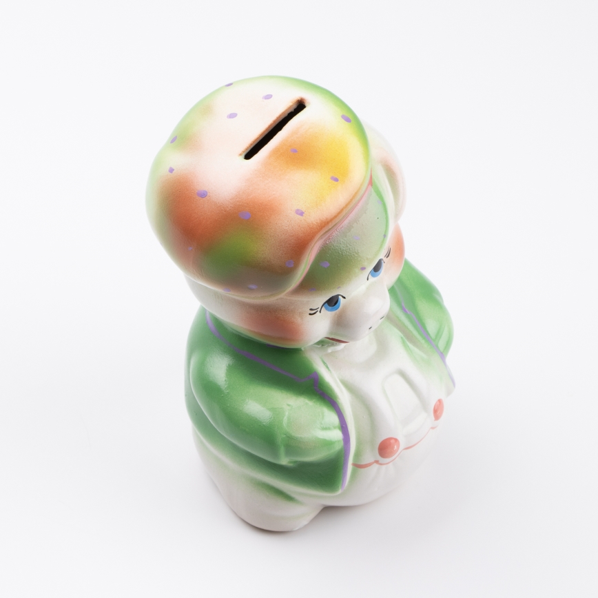 Säästöpossu vihreä