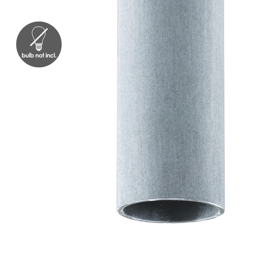 Riippuvalaisin SAGA 1xE27/40W/230V harmaa