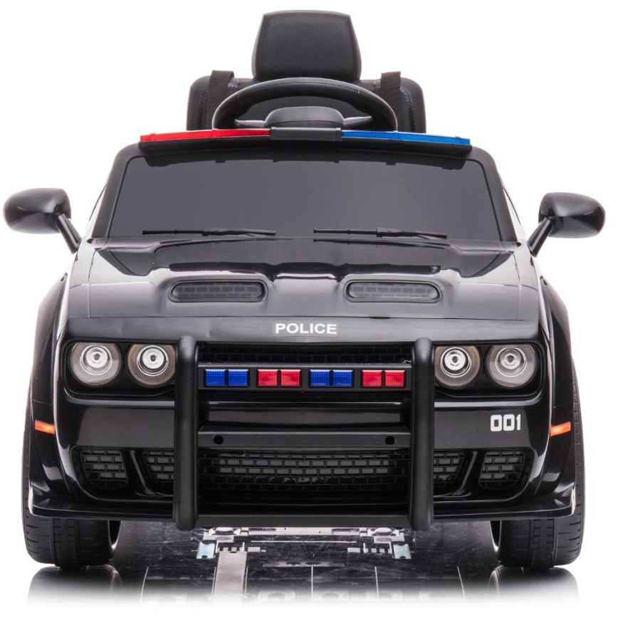 Sähköauto Dodge Challenger Poliisi 50W/4500 mAh musta/valkoinen