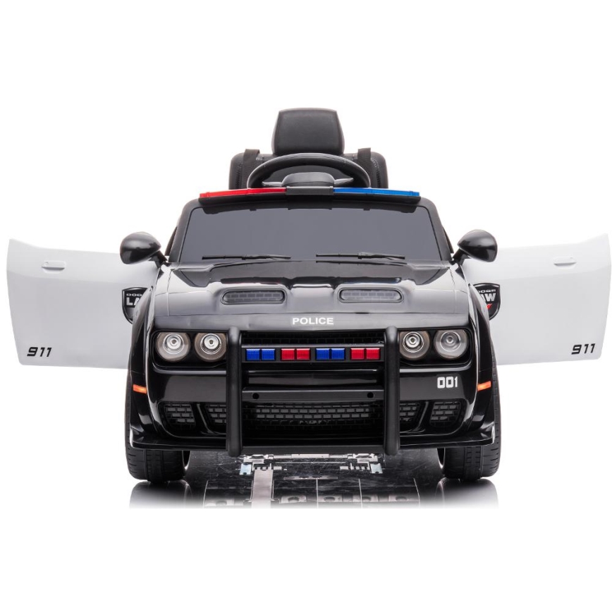 Sähköauto Dodge Challenger Poliisi 50W/4500 mAh musta/valkoinen