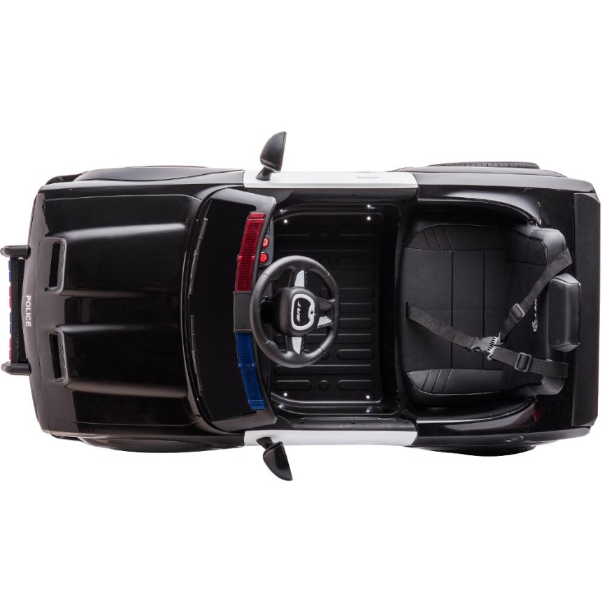 Sähköauto Dodge Challenger Poliisi 50W/4500 mAh musta/valkoinen