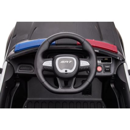Sähköauto Dodge Challenger Poliisi 50W/4500 mAh musta/valkoinen