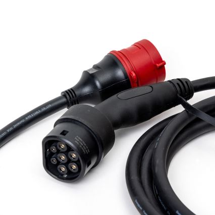 Sähköautojen latauspiste tyyppi 2 5 m 11kW 16A IP54 Tuya