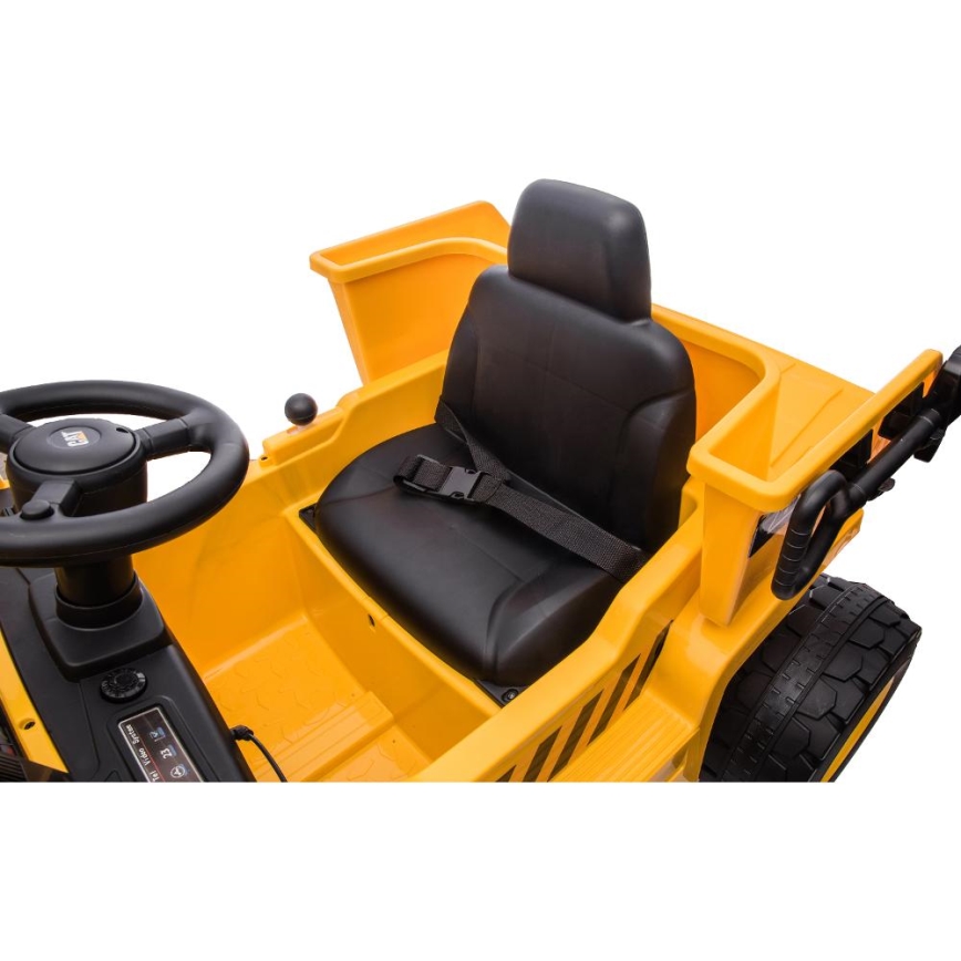 Sähköinen leikkiauto Kuormaaja CAT 60W/4500 mAh keltainen/musta