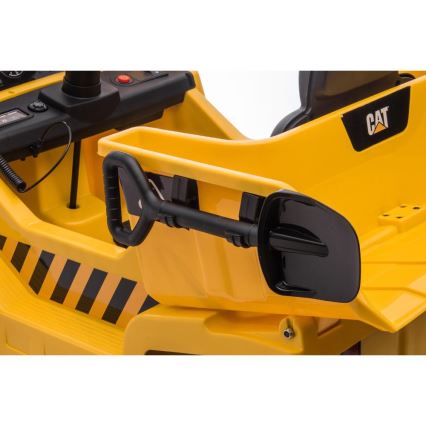 Sähköinen leikkiauto Kuormaaja CAT 60W/4500 mAh keltainen/musta