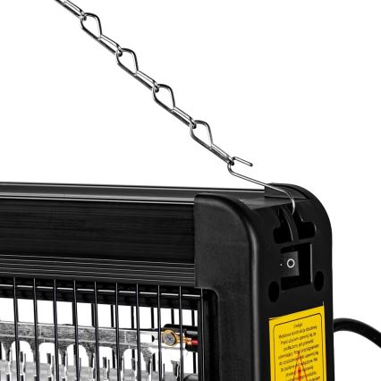 Sähköinen hyönteismyrkky 2x10W/230V 100 m²