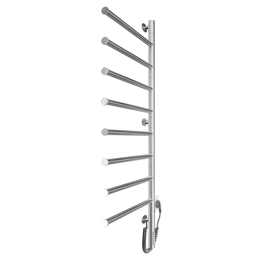 Sähköinen kääntyvä pyyhekuivain VEER 95W/230V 102,5x44,5 cm ruostumaton teräs/kiillotettu kromi