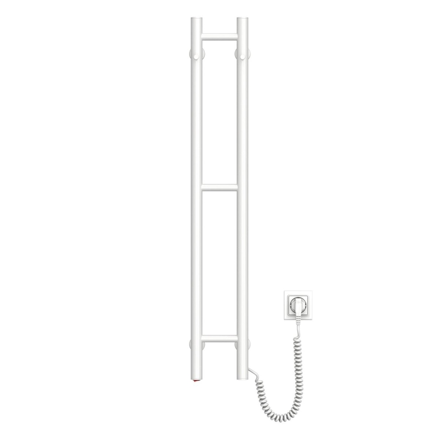 Sähköinen pyyhekuivain SILOUETTE 187W/230V 101,1 cm IP44 valkoinen oikea pyöreä