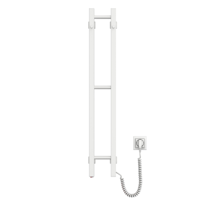 Sähköinen pyyhekuivain SILOUETTE 187W/230V 101,1 cm IP44 valkoinen oikeanpuoleinen kulmikas