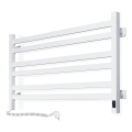 Sähköinen pyyhekuivain termostaatilla AVANGARD 181W 50x90 cm  valkoinen vasen