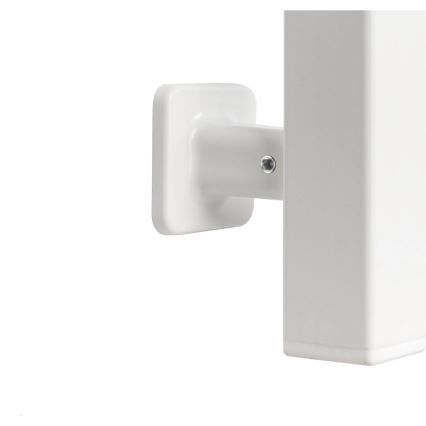 Sähköinen pyyhekuivain termostaatilla SILOUETTE 70W 120x9 cm valkoinen oikeanpuoleinen