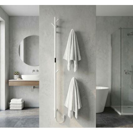 Sähköinen pyyhetanko 172 cm 46W valkoinen