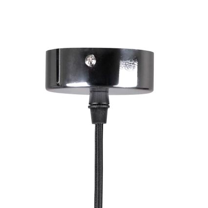 Sähköjohto 1xE27/20W/230V kiiltävä kromi