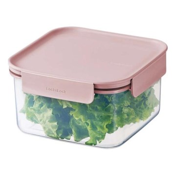 Säilytysrasia CLASSIC PLUS 1,25 l vaaleanpunainen/läpinäkyvä