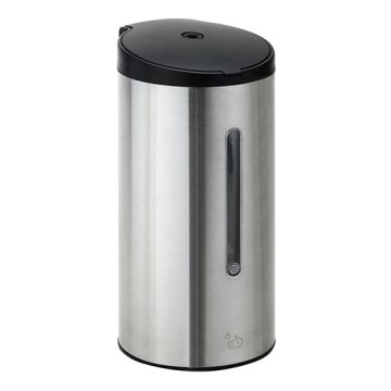 Saippua-annostelija 10,2x22 cm hopea/valkoinen