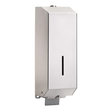 Saippua-annostelija 10x32 cm ruostumatonta terästä/hopeanvärinen