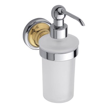 Saippuapumppu 8x19 cm hopea/kulta