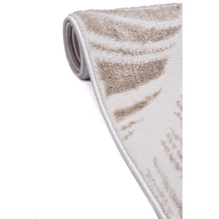 SALAMANCA-matto 200 x 280 cm, beige/valkoinen, lehtikuvio