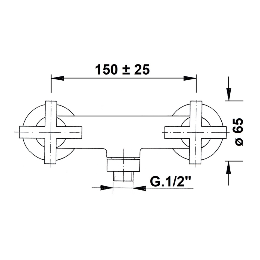 Sapho - AXIA suihkuhana, kiiltävä kromi