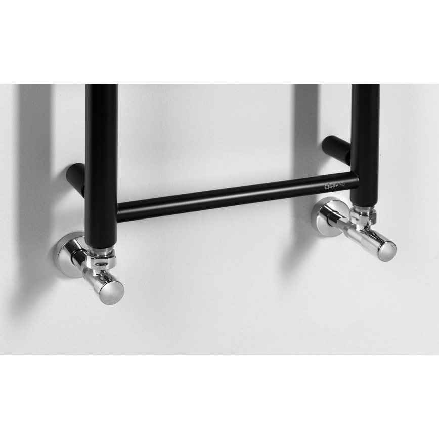 Sapho - DINA kylpyhuoneen pyyhekuivain 168x35 cm mattamusta