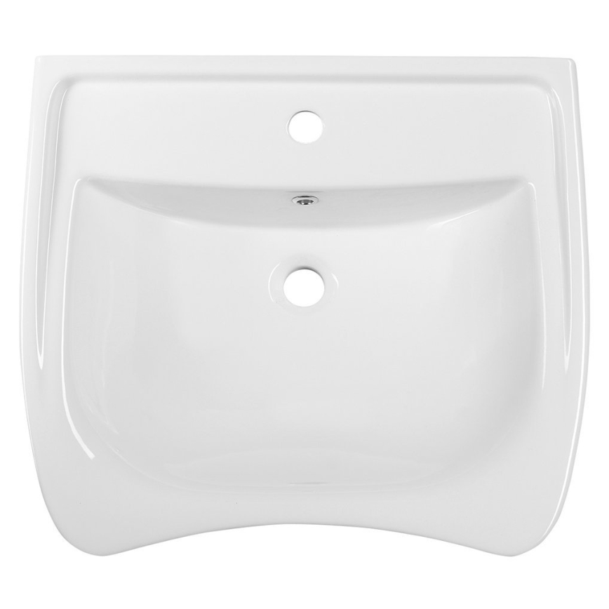 Sapho - Esteetön seinään asennettava pesuallas DISABLED 60x55 cm keraaminen/valkoinen