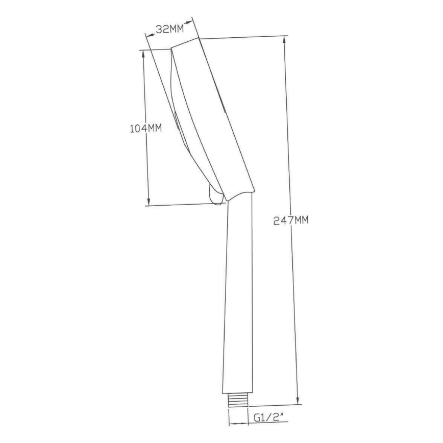 Sapho - Käsisuihku kiiltävä kromi