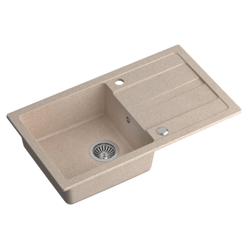 Sapho - Keittiöallas 77x44 cm graniitti/beige