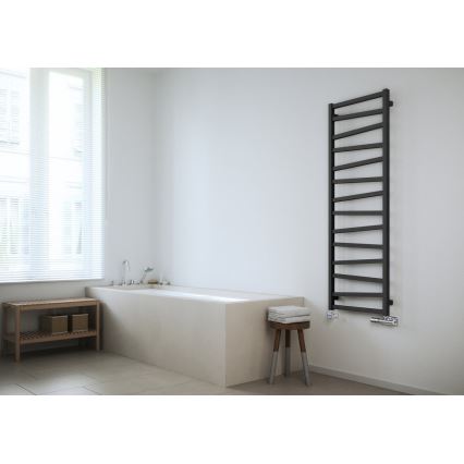 Sapho - Kylpyhuonepatteri ZIG 110x50 cm antrasiitti