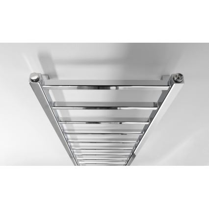 Sapho - METRO LIGHT kylpyhuoneen pyyhekuivain 114x40 cm kiiltävä kromi