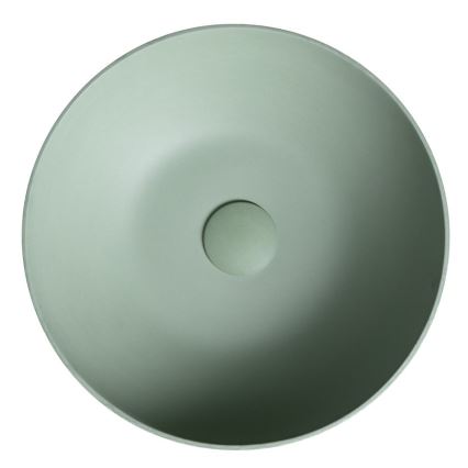 Sapho - Pesuallas FORMIGO, halkaisija 39 cm, betoni/vihreä