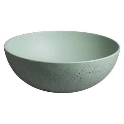 Sapho - Pesuallas FORMIGO, halkaisija 39 cm, betoni/vihreä