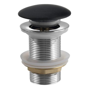 Sapho - Pesualtaan tyhjennysventtiili Click-Clack BLOK halkaisija 6,7 cm marquin/mattamusta