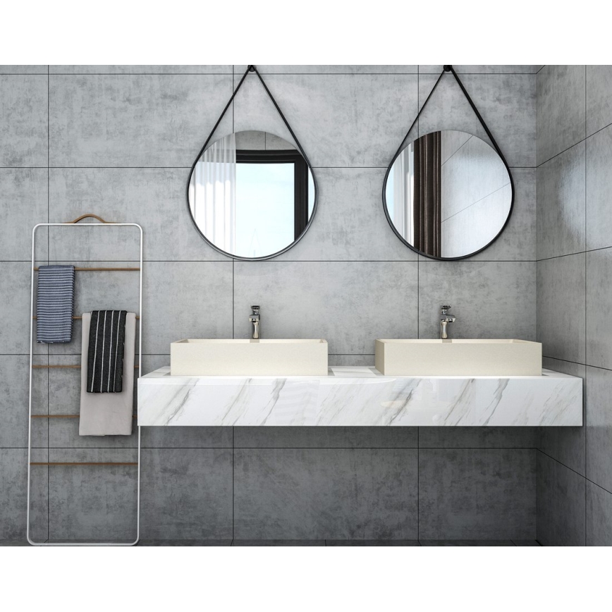 Sapho - Pöytätason pesuallas 58x36 cm betoni/beige