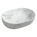 Sapho - Pöytätason pesuallas DALMA 59x42 cm keramiikka/carrara
